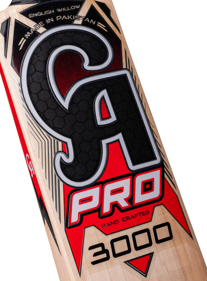 CA Sports Pro 3000 5+Straight Grains English Willow Hard Ball Cricket Bat