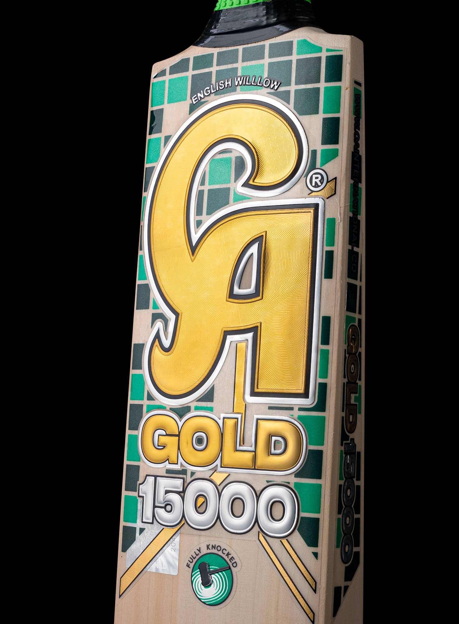 CA-GOLD 15000 Edition 6+ Grains English Willow 3D Hologram stickers Hard Ball Cricket Bat