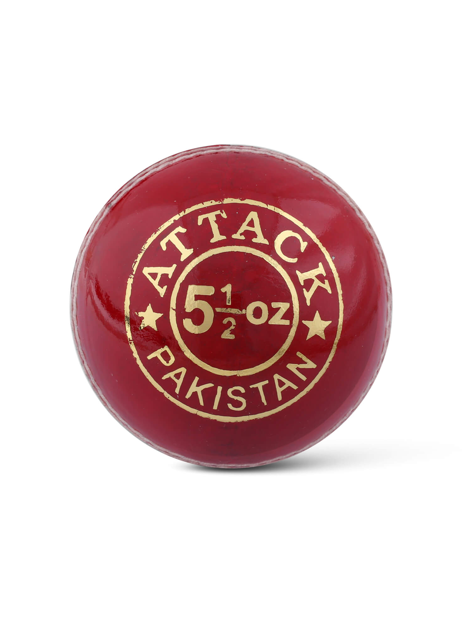 CA Sports 24 Pcs Attack Red Made of  Chrome Leather Cricket Hard Ball