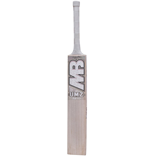 Malik MBS AB 57 White Edition English Willow Texture Sticker fully customized Hard Ball Cricket Bat