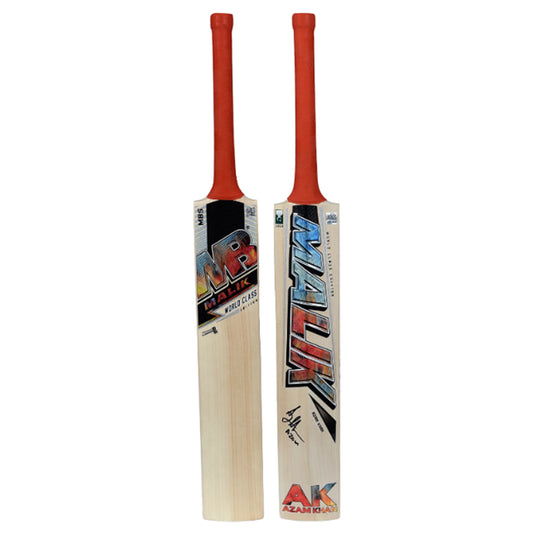 MB Malik MBS World Class (AK) Azam Khan Edition Air Dried Willow Hard Ball Cricket Bat