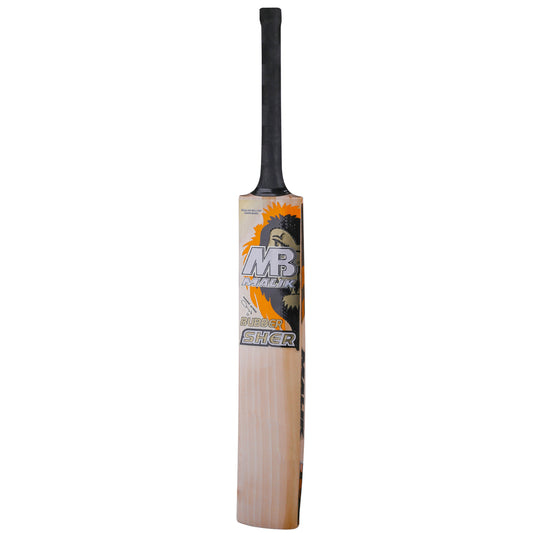 Malik MBS Bubber Sher Edition English Willow 3D Embossed & Textured Stickers Hard Ball Cricket Bat