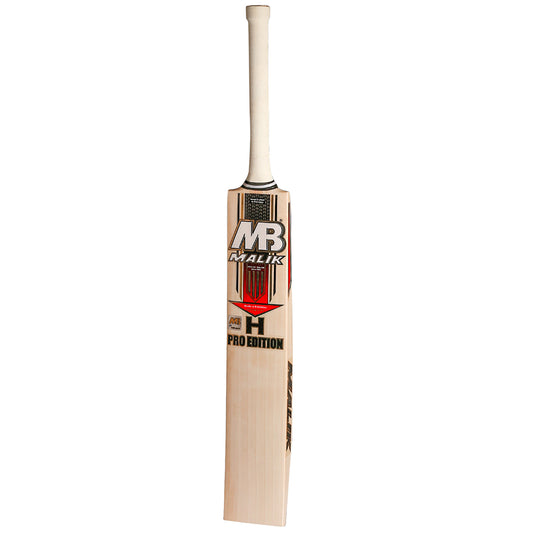 Malik MBS H-Pro Edition English Willow 3D Embossed & Textured Stickers Hard Ball Cricket Bat