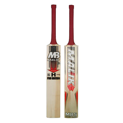 Malik H Pro (Hafeez Professor Edition) English Willow 3D Embossed Stickers Hard Ball Cricket Bat