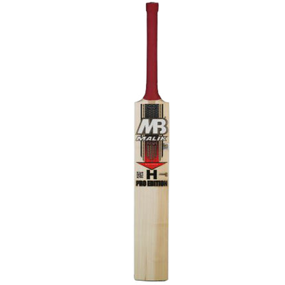 Malik H Pro (Hafeez Professor Edition) English Willow 3D Embossed Stickers Hard Ball Cricket Bat