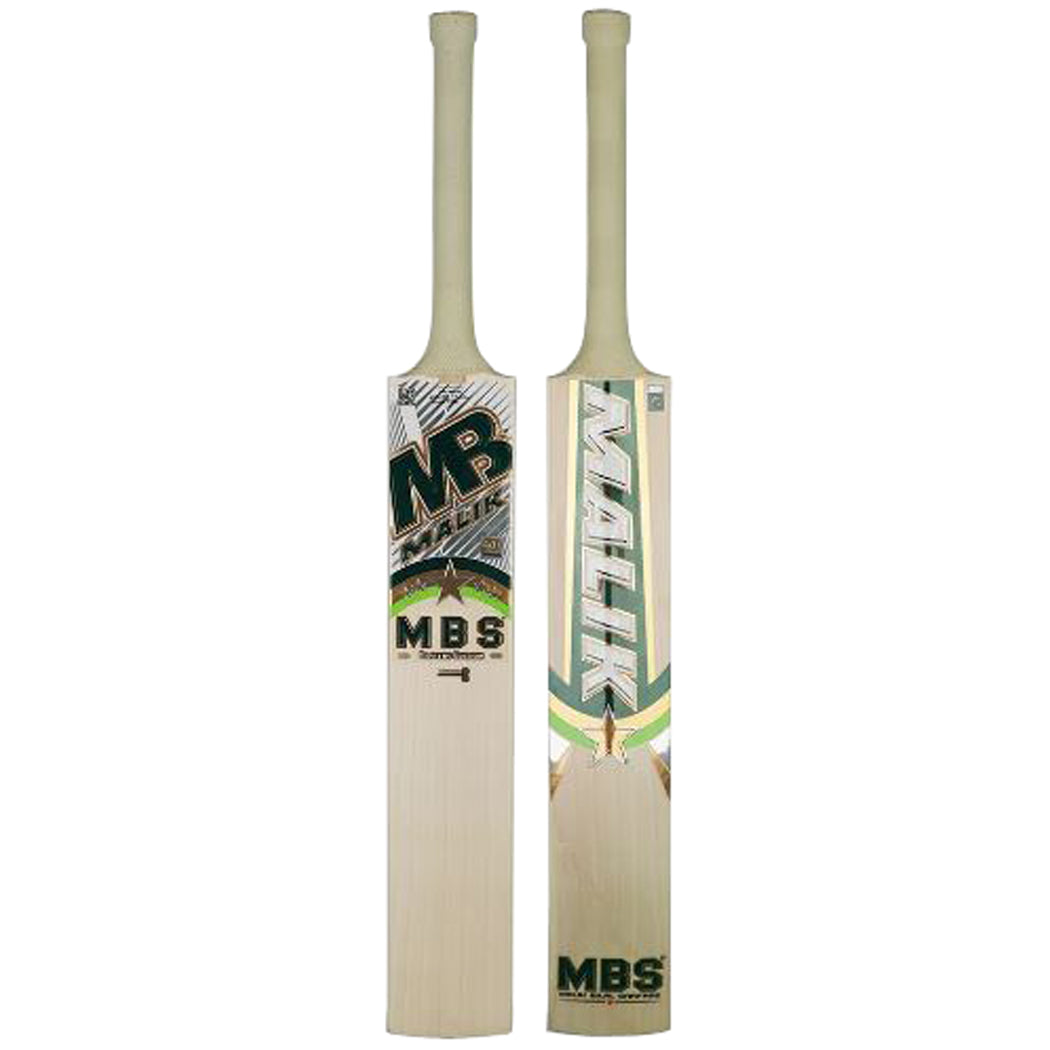 Malik MBS Players Edition English Willow 3D Embossed & Textured Stickers Hard Ball Cricket Bat