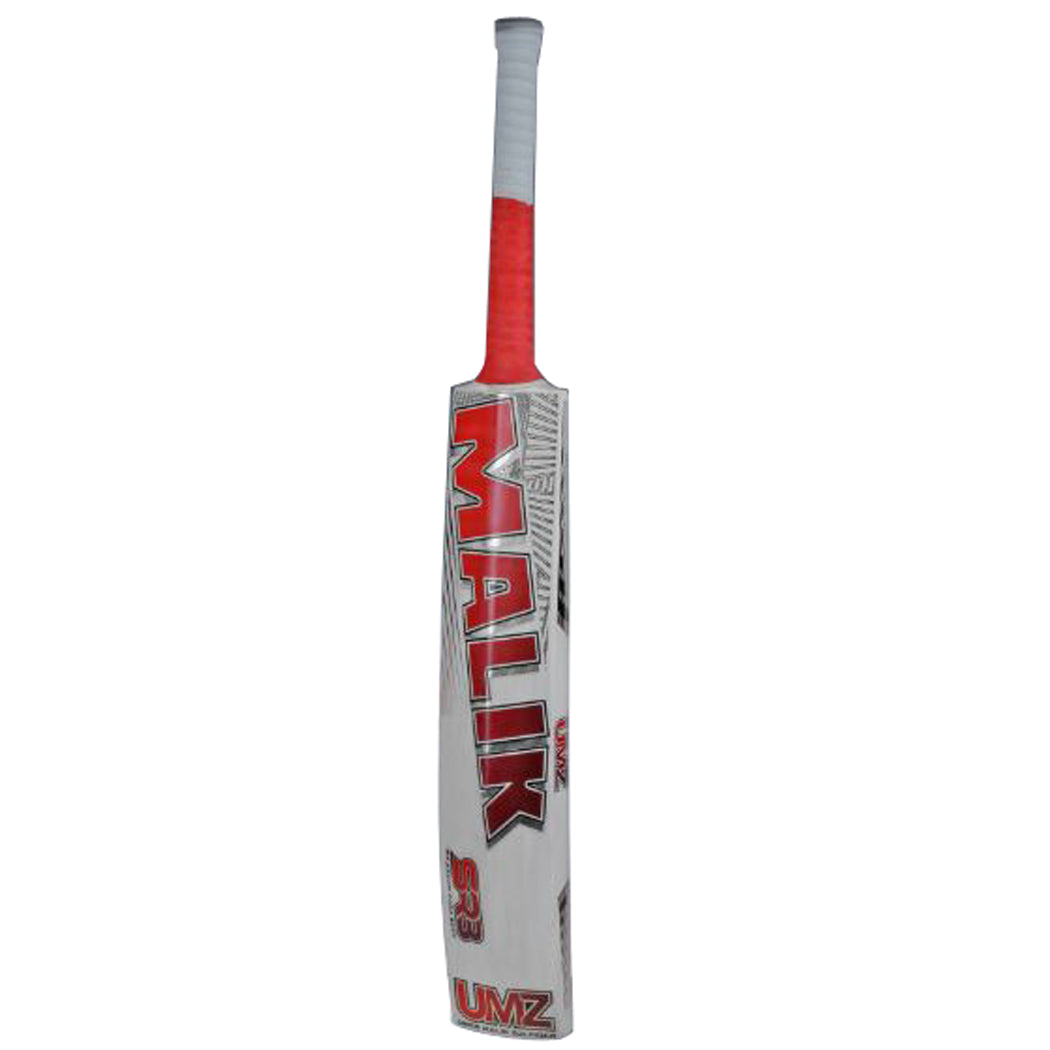 Malik MBS SBR Edition English Willow 3D Laser engraved fully customized Hard Ball Cricket Bat