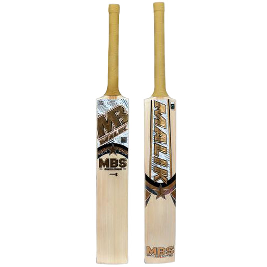 Malik MBS Special Edition English Willow 3D Embossed & Textured Stickers Hard Ball Cricket Bat