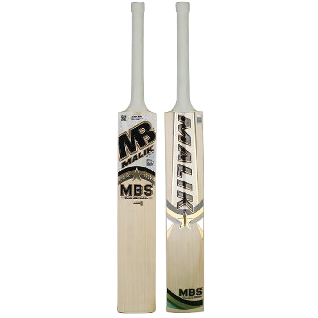 Malik MBS Super Best Edition English Willow 3D Embossed & Textured Stickers Hard Ball Cricket Bat