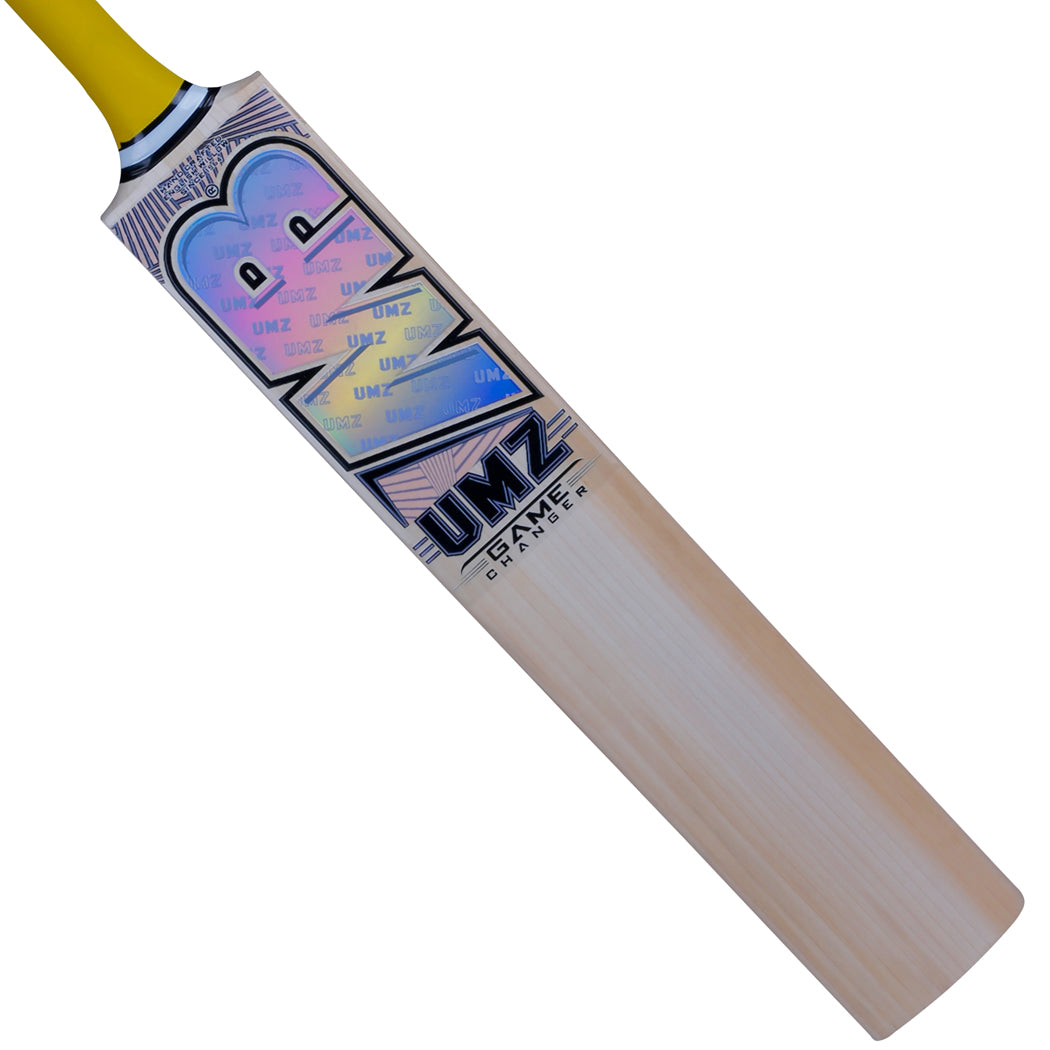 Malik MBS UMZ Game Changer English Willow 3D Embossed & Textured Stickers Hard Ball Cricket Bat