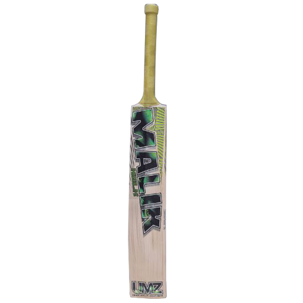 Malik MBS UMZ Hulk Edition Fine Quality Grade 2 English Willow Textured Stickers Hard Ball Cricket Bat